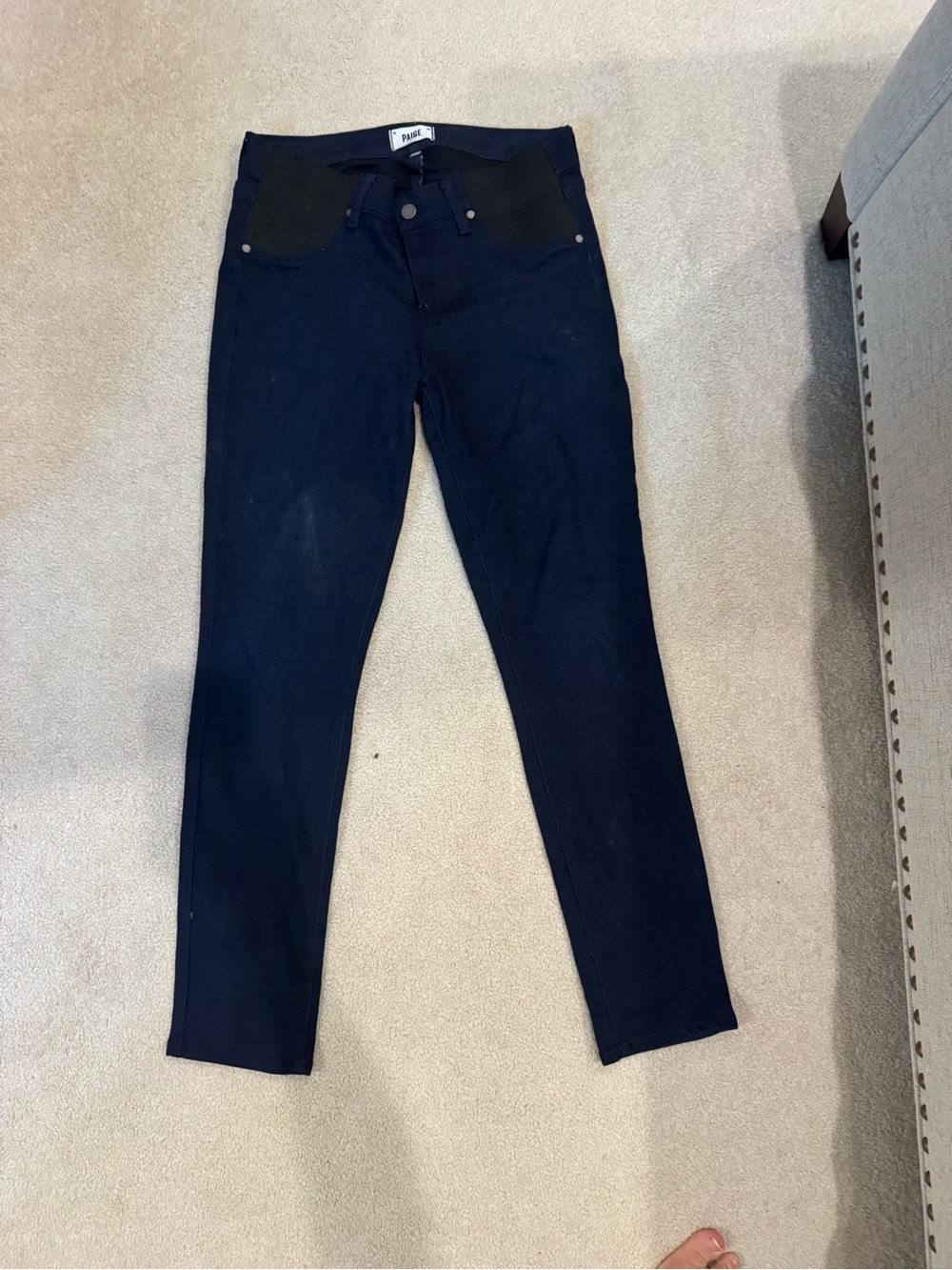 PAIGE Maternity Slim Straight Jeans